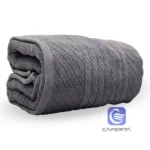 حوله حمام کوتون خاکستری